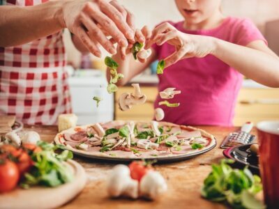 Making Homemade Pizza