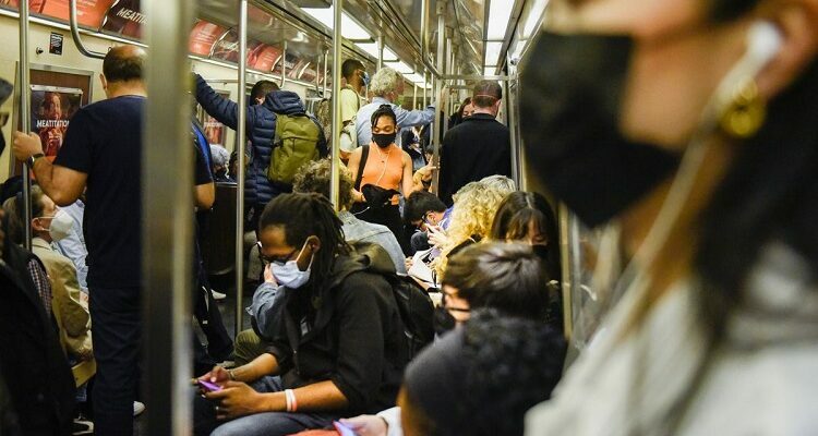 Mask Ban On Public Transport Ends In New York